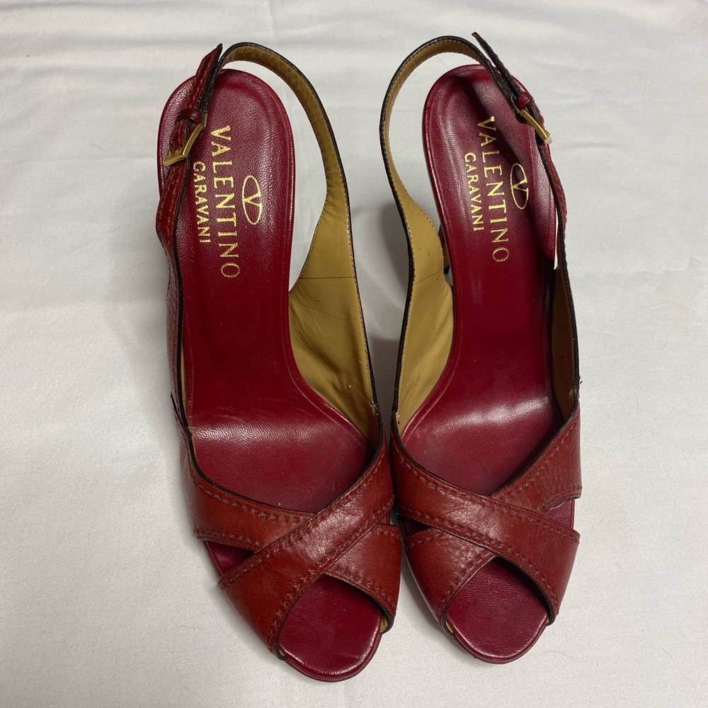 Valentino Garavani Red Heels with High Heel Design